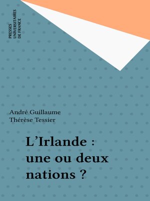 cover image of L'Irlande